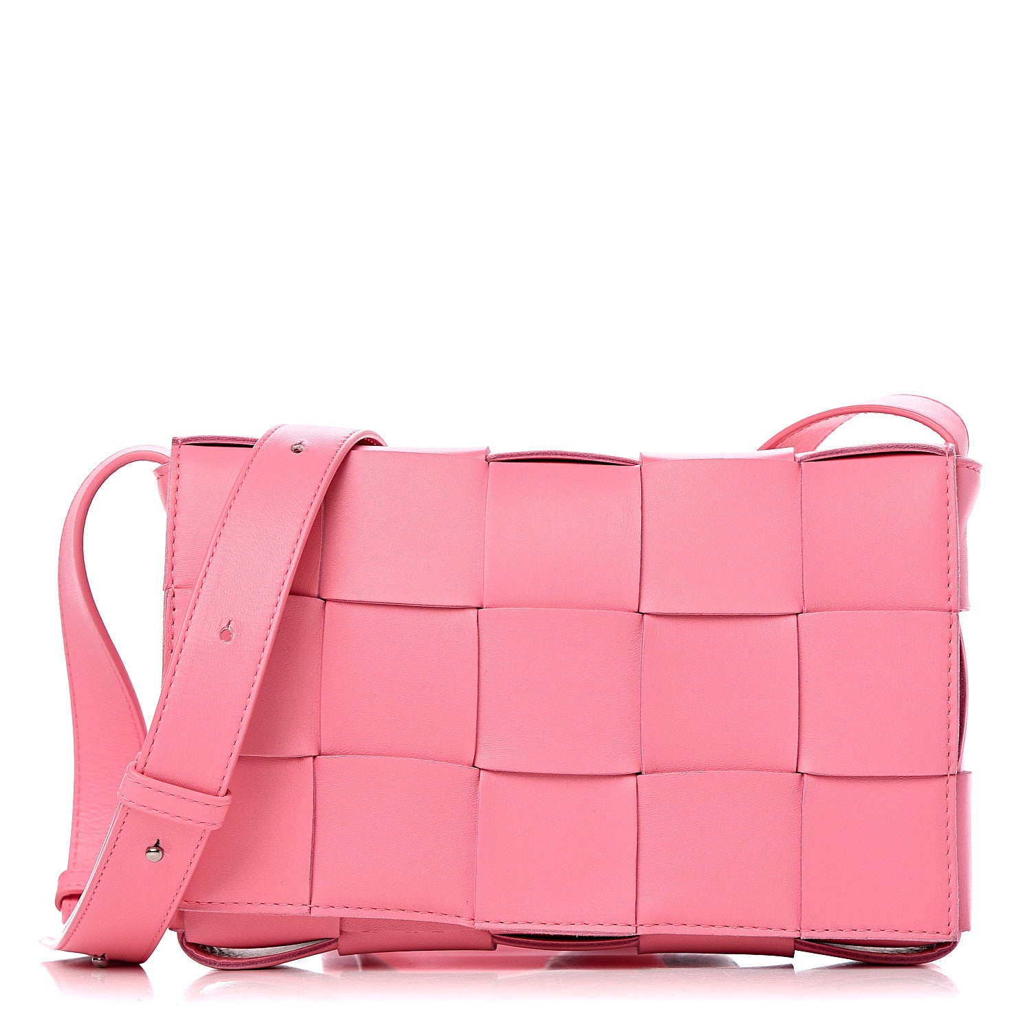 Bottega Veneta Nappa Maxi Intreccio Cassette Bag Rosa 1 of 11