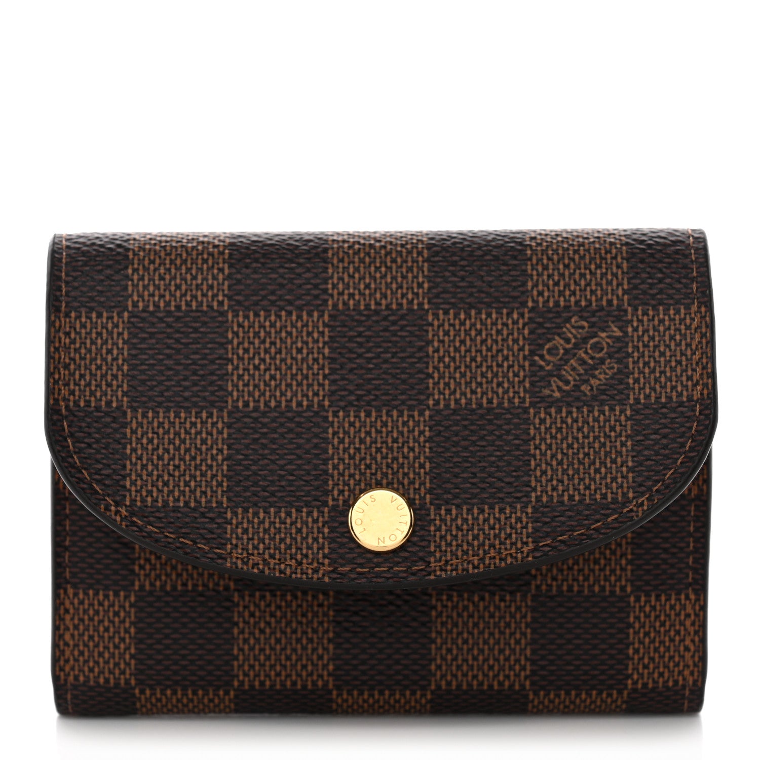 Louis Vuitton Damier Ebene Rosalie Coin Purse Rose Ballerine 1 of 7