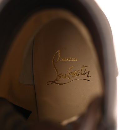 Christian Louboutin En Hiver Mixed Dual-Zip 70 Booties 35 Arabica 8 of 11