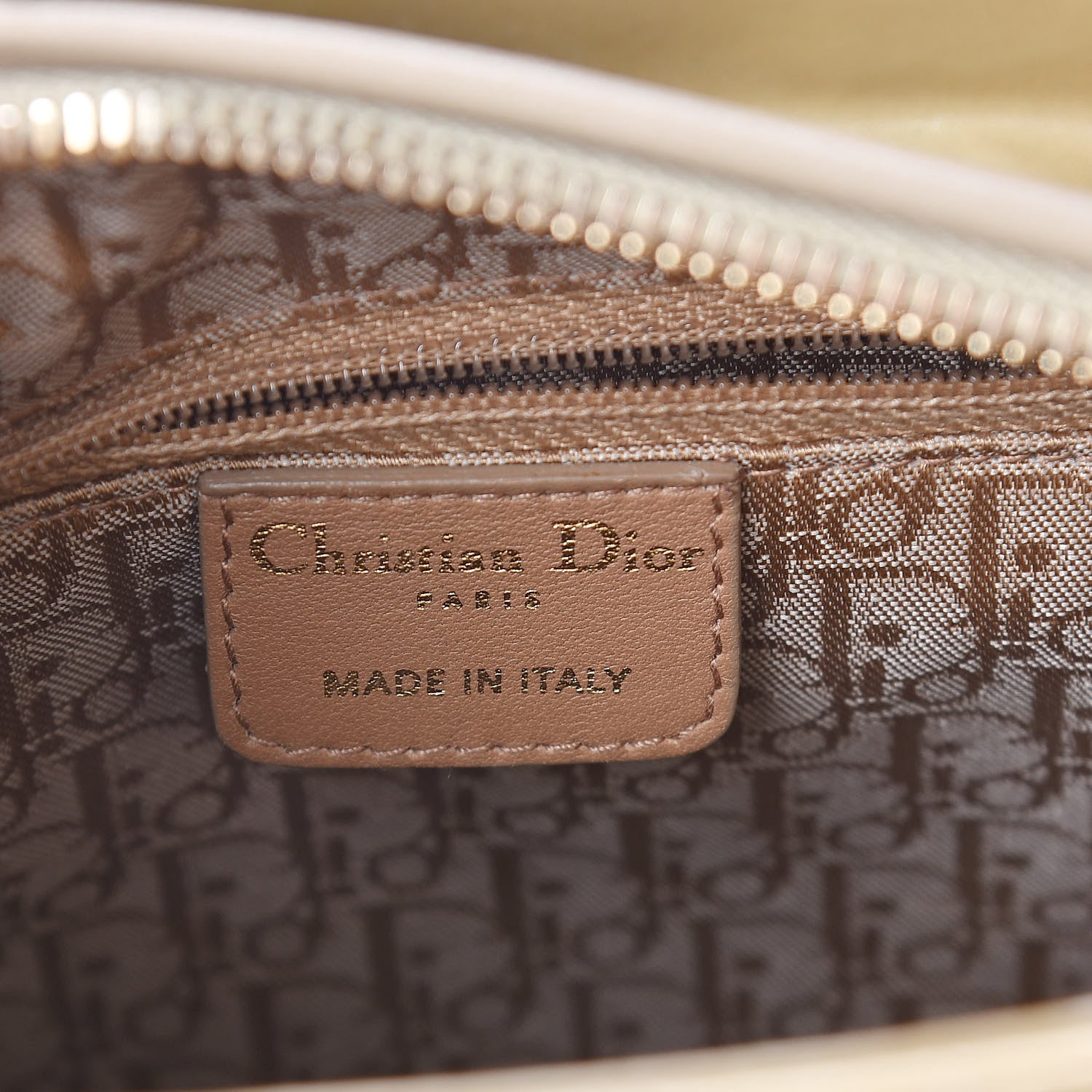 Christian Dior Patent Cannage Medium Lady Dior Beige 6 of 12