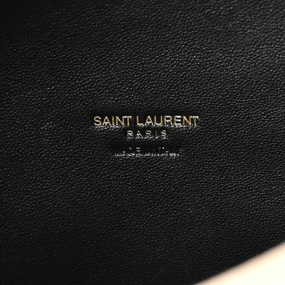 Saint Laurent Lambskin Quilted Icarino Bag Dark Beige 6 of 10