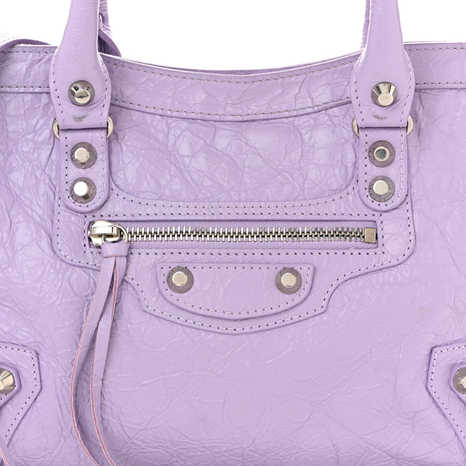 Balenciaga Agneau Arena Storico Classic Hardware Small Le City Lilac 8 of 13