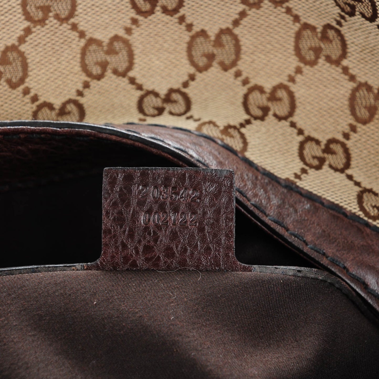 Monogram Large Jockey Hobo Dark Brown