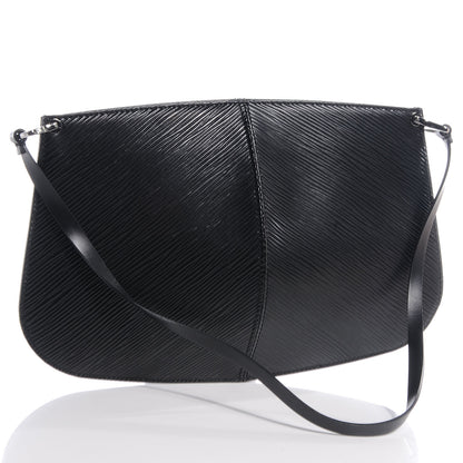 Louis Vuitton Epi Demi Lune Pochette Black 3 of 8