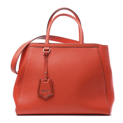 Fendi Vitello Elite Regular 2Jours Tote Papavero 1 of 11