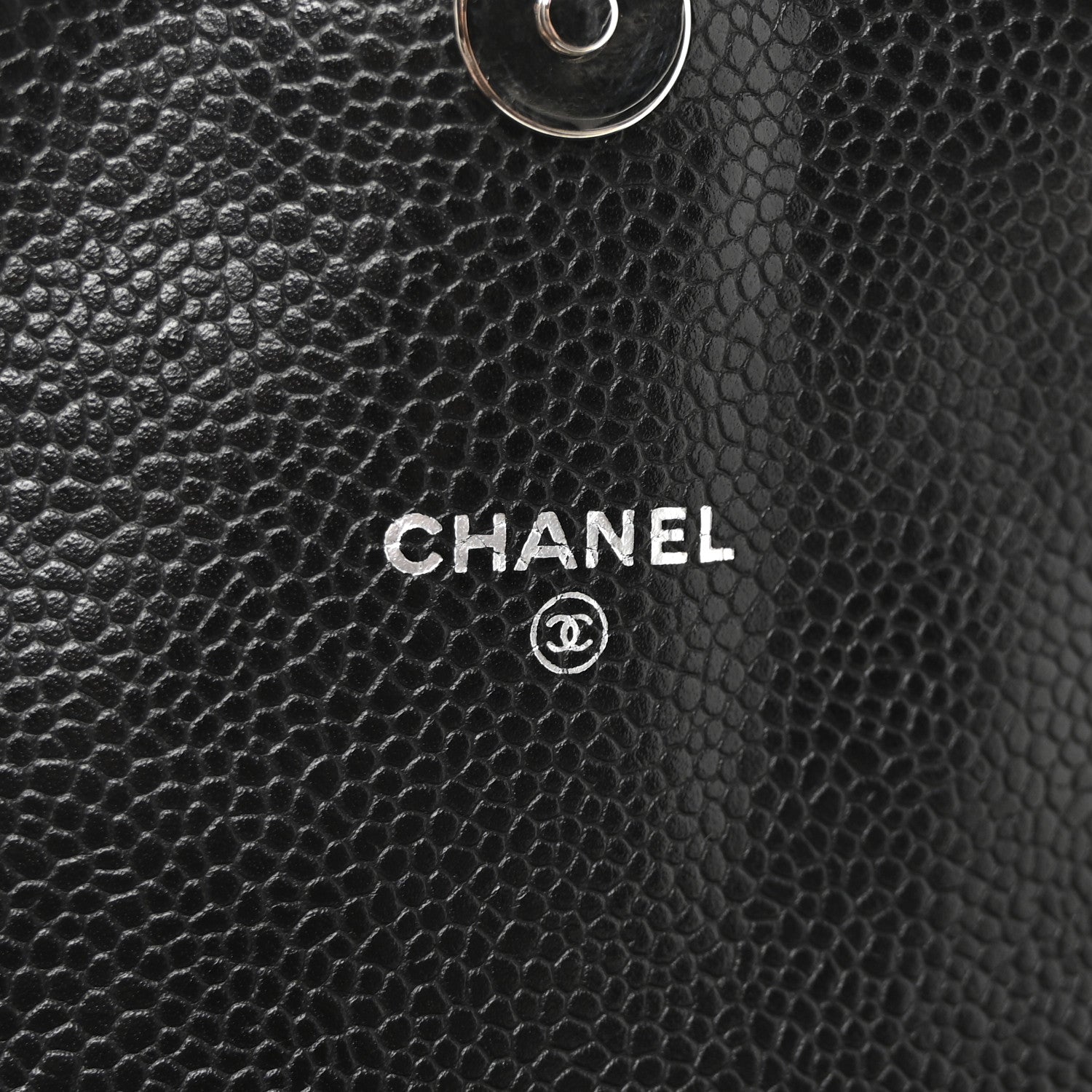 Chanel Caviar Half Moon Wallet On Chain WOC Black 6 of 12