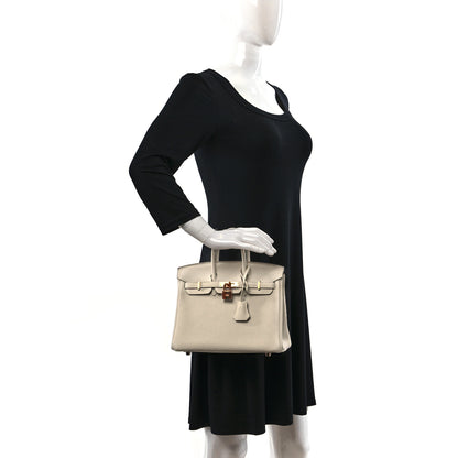 Hermes Togo Birkin 25 Craie 2 of 13