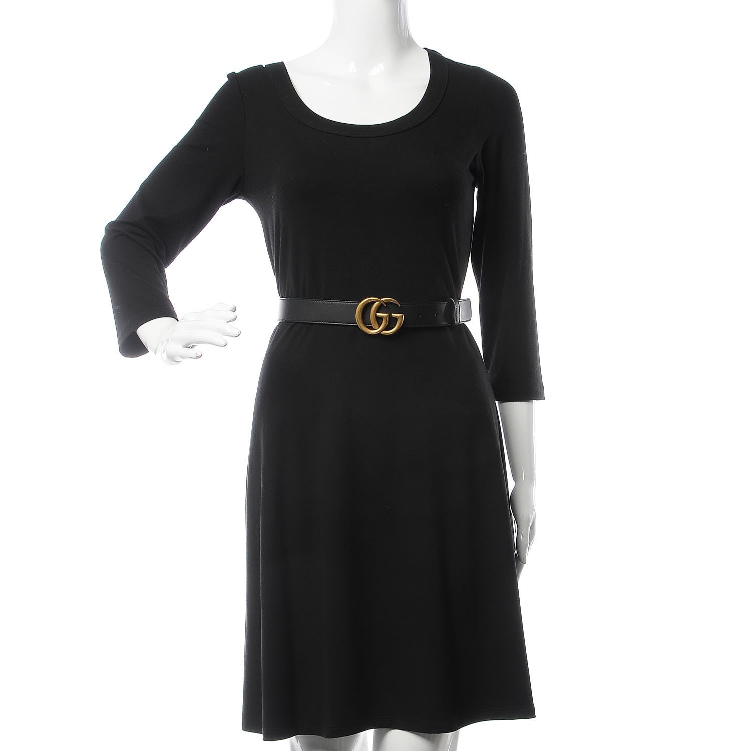 Gucci Calfskin Double G 30mm Belt 100 40 Black 2 of 8