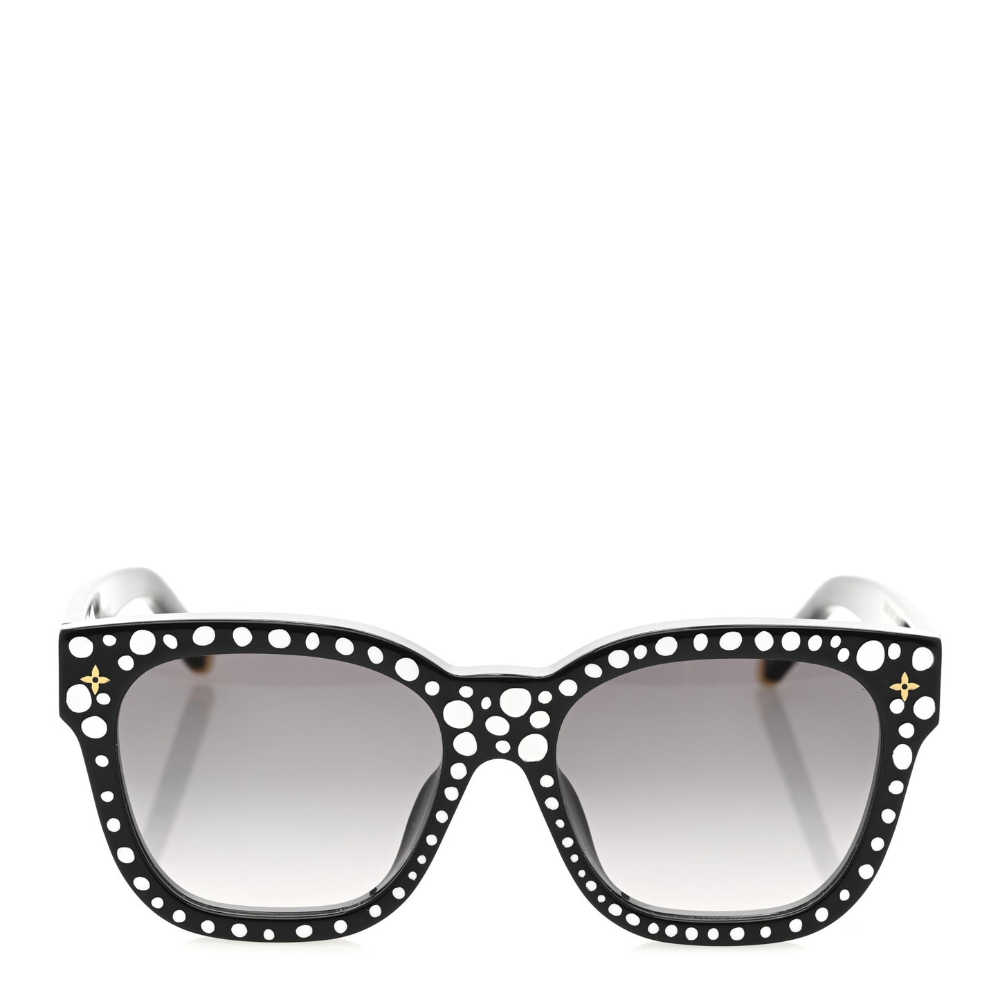 LV X YK Acetate Painted Dots Sunglasses Z1902W Black White