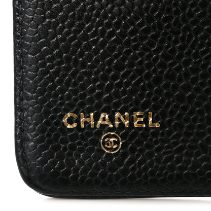 Chanel Caviar Timeless CC Ring Agenda Planner Black 6 of 8