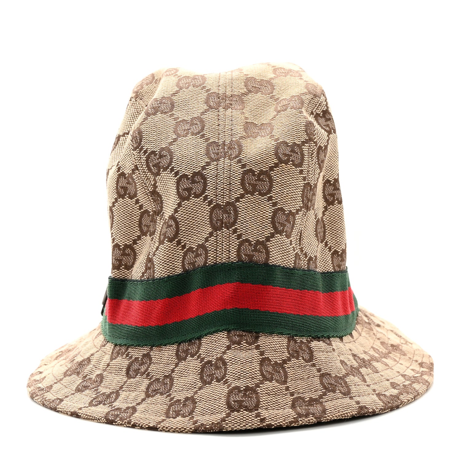 Gucci GG Monogram Web Bucket Hat M Brown 6 of 11