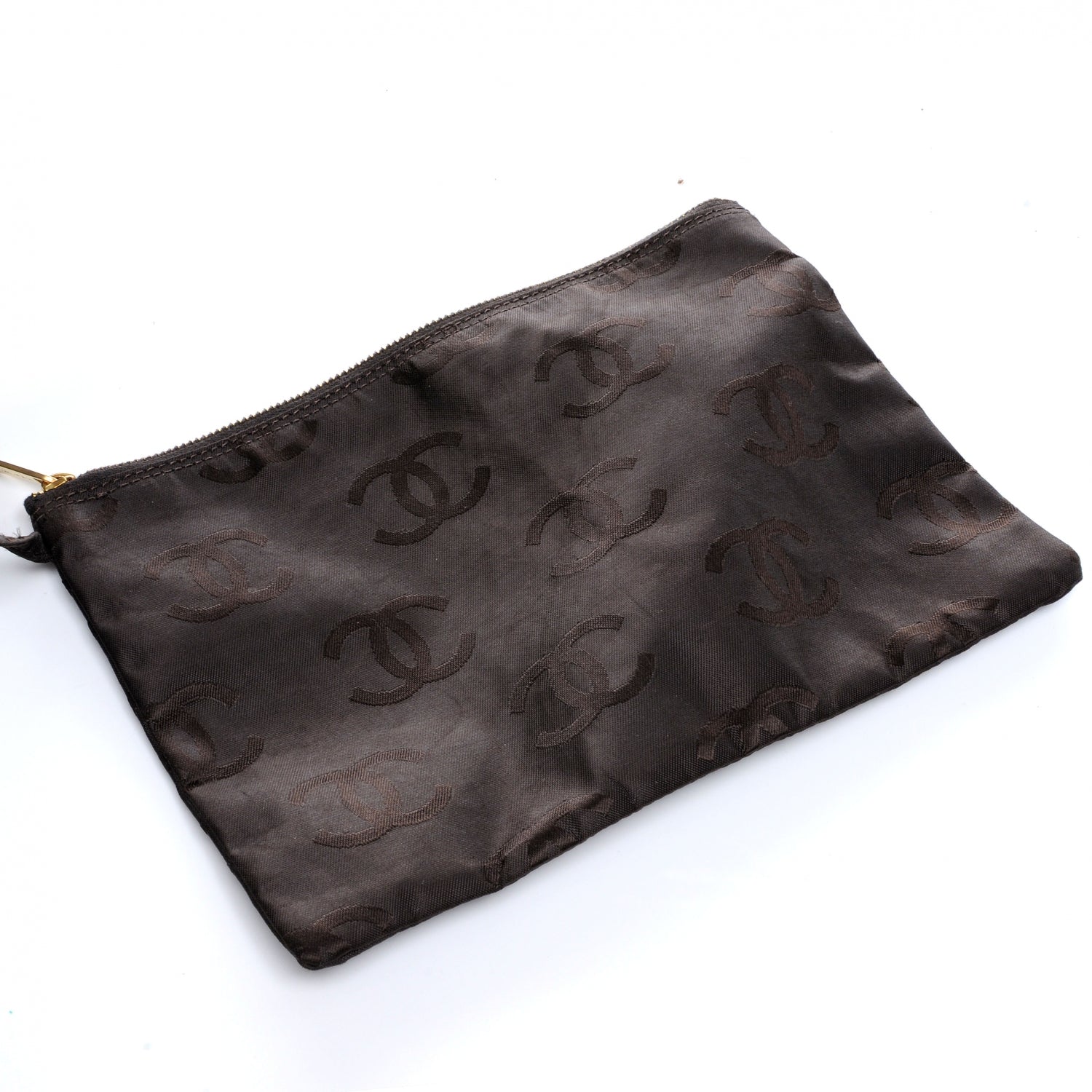 Chanel Calfskin CC Drawstring Bucket Bag Brown 5 of 8