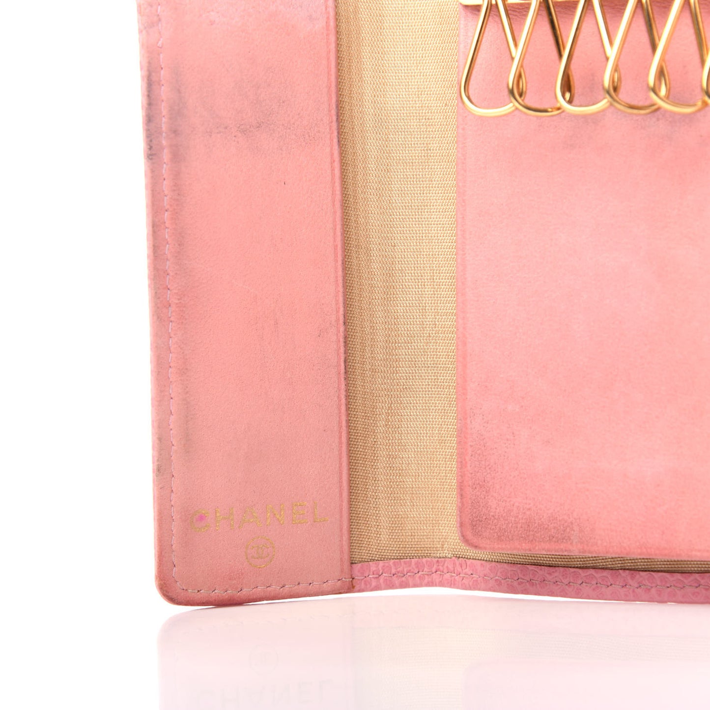Caviar Timeless CC 6 Key Holder Case Pink