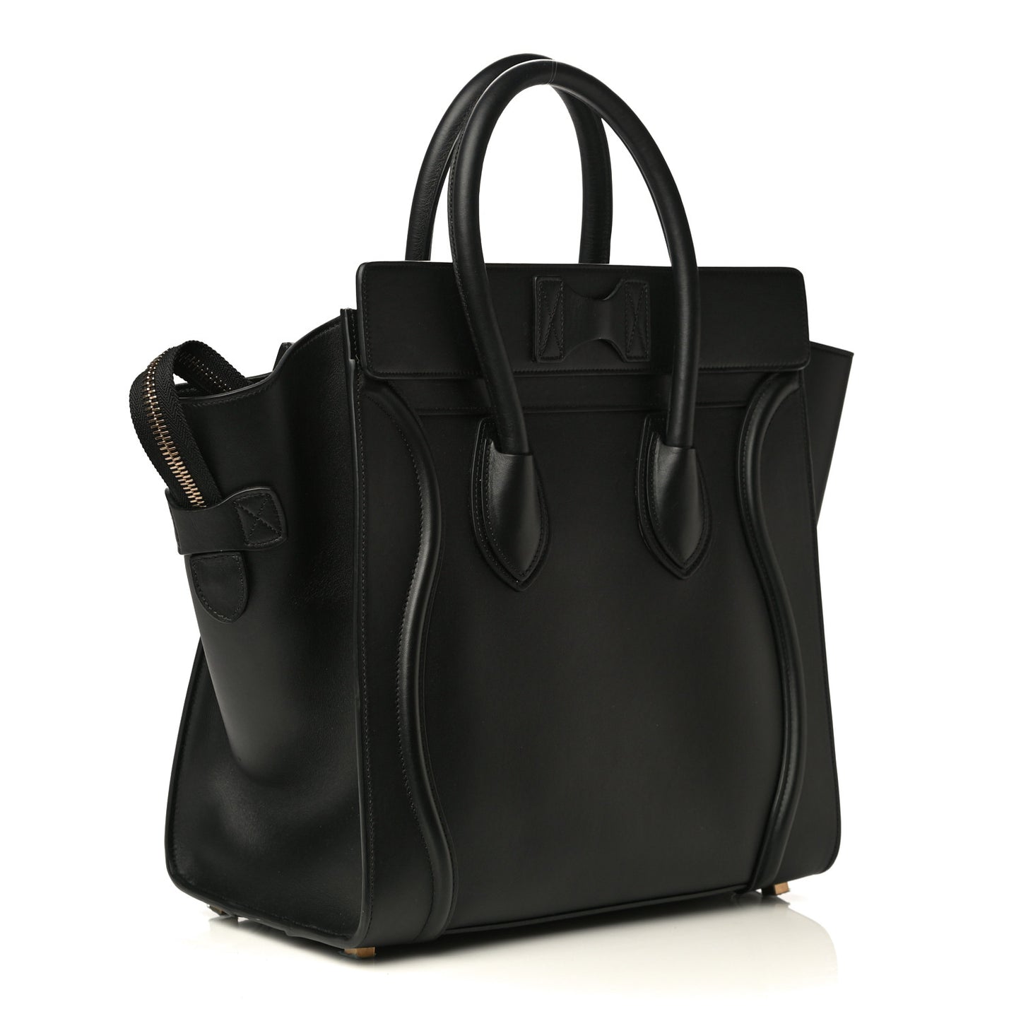 Smooth Calfskin Mini Luggage Black