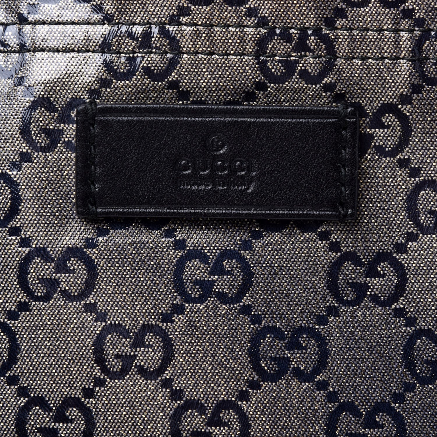 Gucci Crystal Monogram Medium Vertical Tote Black 11 of 11