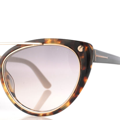 Tom Ford Edita Sunglasses TF384 Havana 7 of 8
