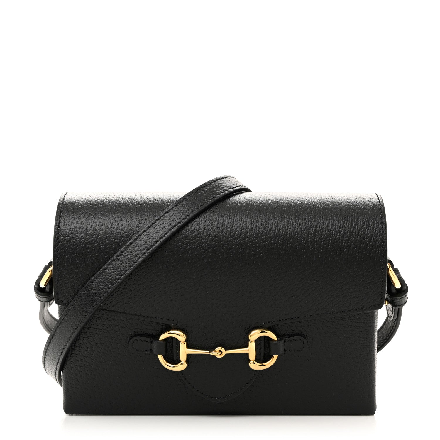 Gucci Calfskin Horsebit 1955 Shoulder Bag Black 1 of 11