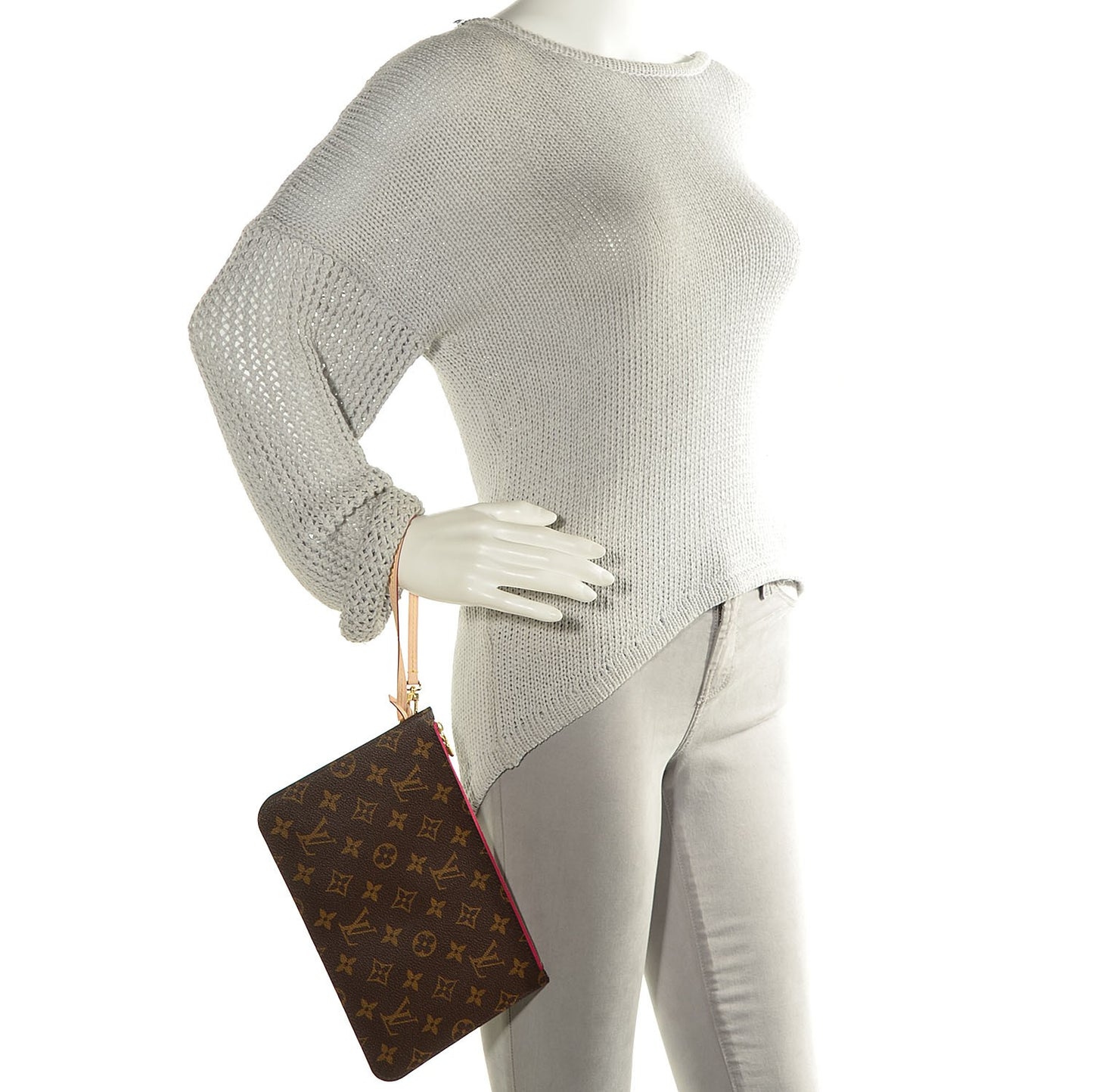 Monogram Neverfull MM GM Pochette Pivoine