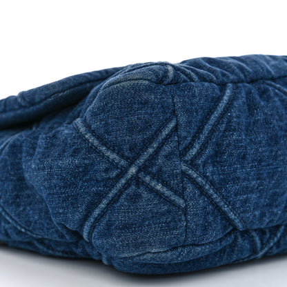 Chanel Denim Quilted Large Chanel 19 Flap Blue 9 of 12