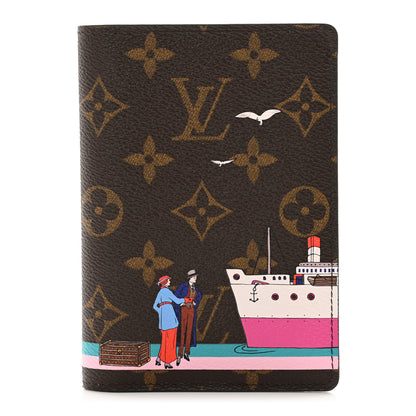 Louis Vuitton Monogram 2016 Christmas Animation Passport Cover Rose Ballerine 1 of 6