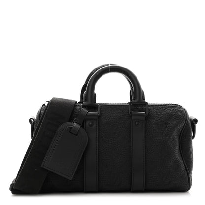 Louis Vuitton Monogram Taurillon Keepall Bandouliere 25 Black 1 of 11