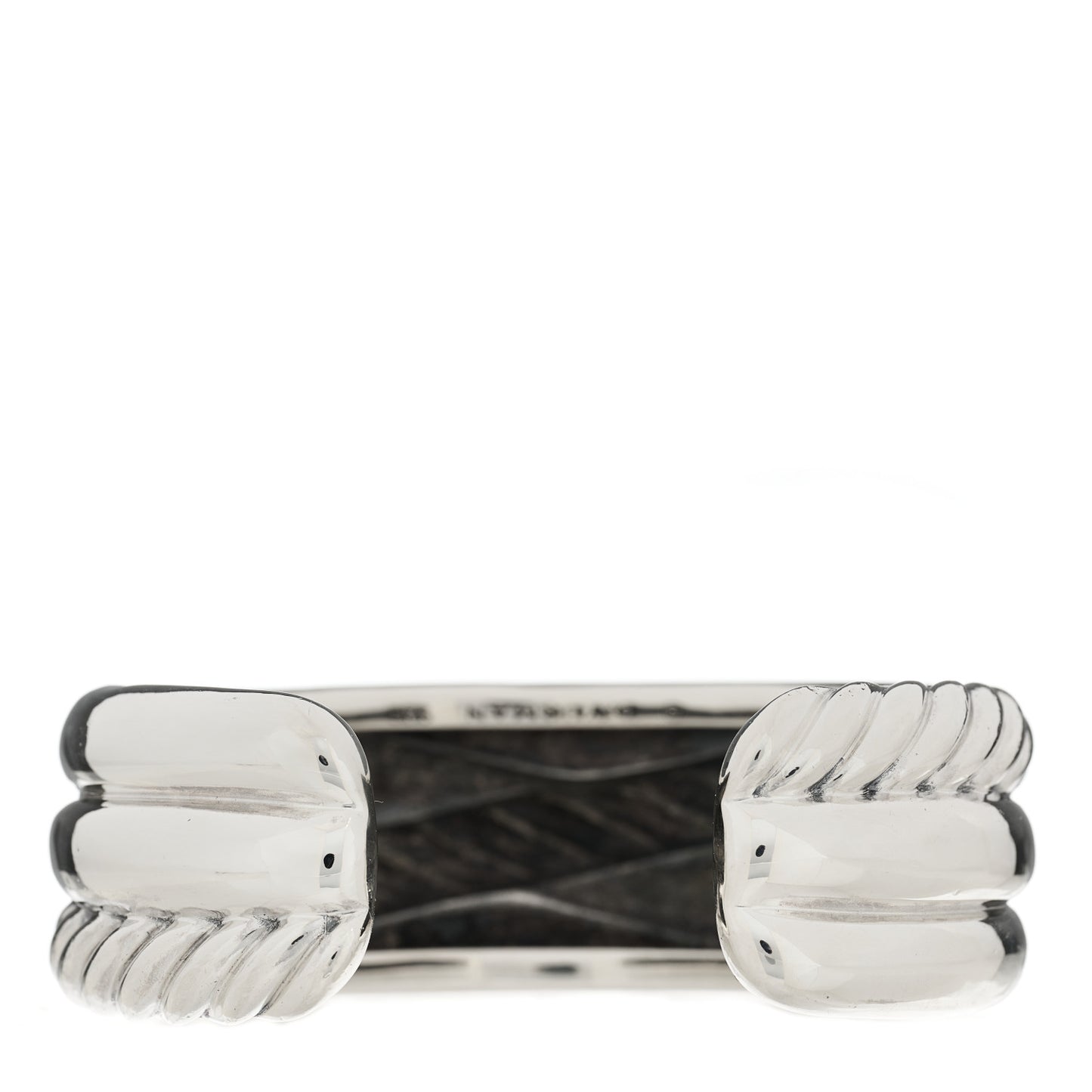 Sterling Silver Crossover Cuff Bracelet