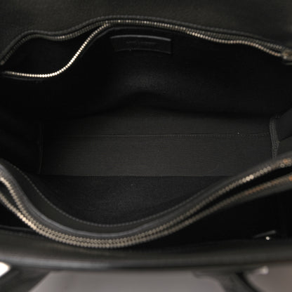 Saint Laurent Grained Calfskin Small Sac De Jour Fog 5 of 11