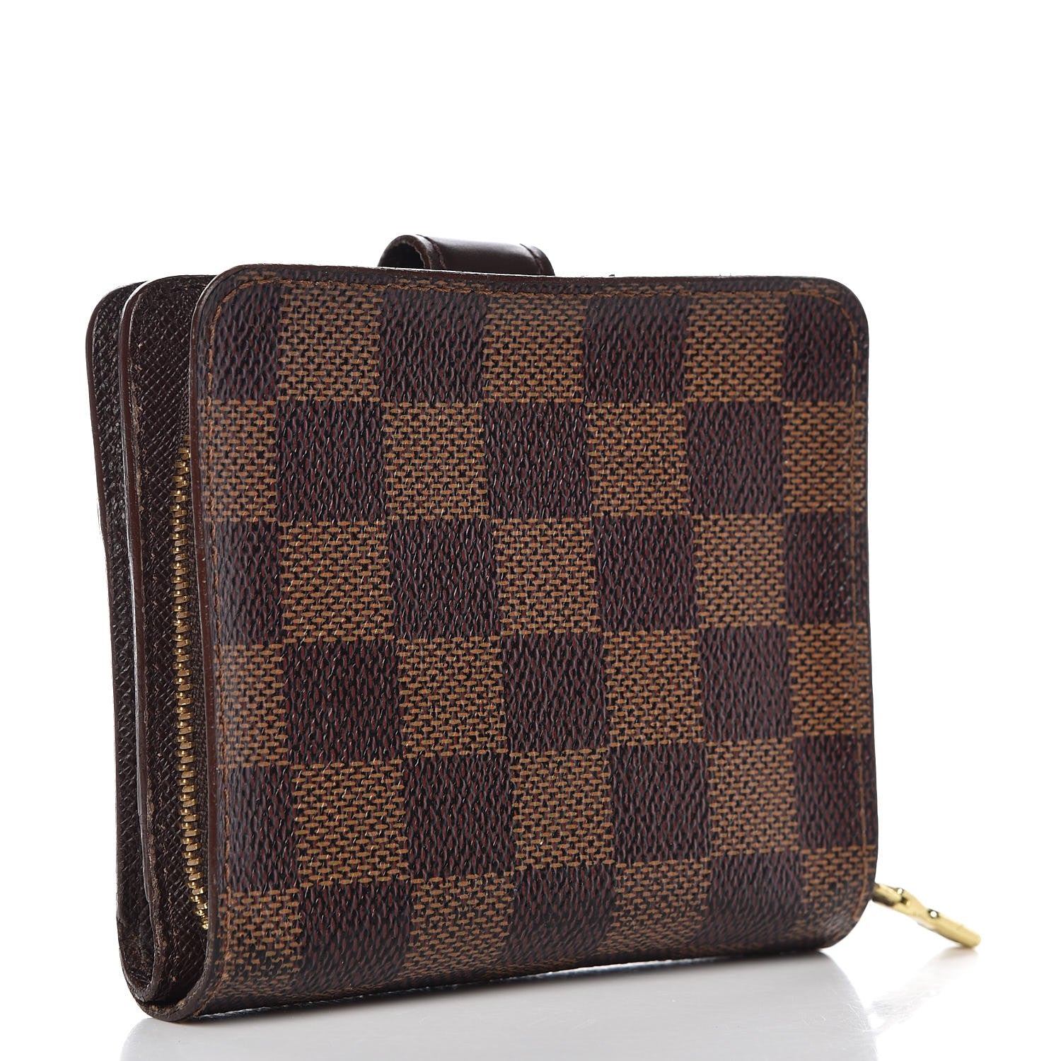 Louis Vuitton Damier Ebene Zippe Zipped Compact Wallet 3 of 9