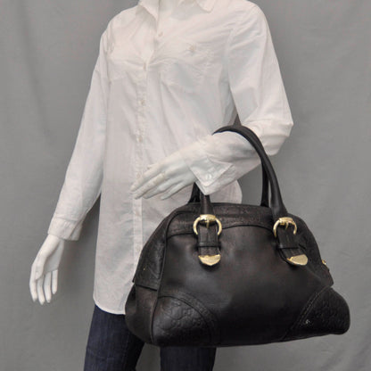 Gucci Guccissima Signoria Large Dome Bag Black 2 of 8