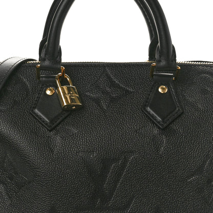 Louis Vuitton Empreinte Monogram Giant Speedy Bandouliere 25 Black 6 of 8