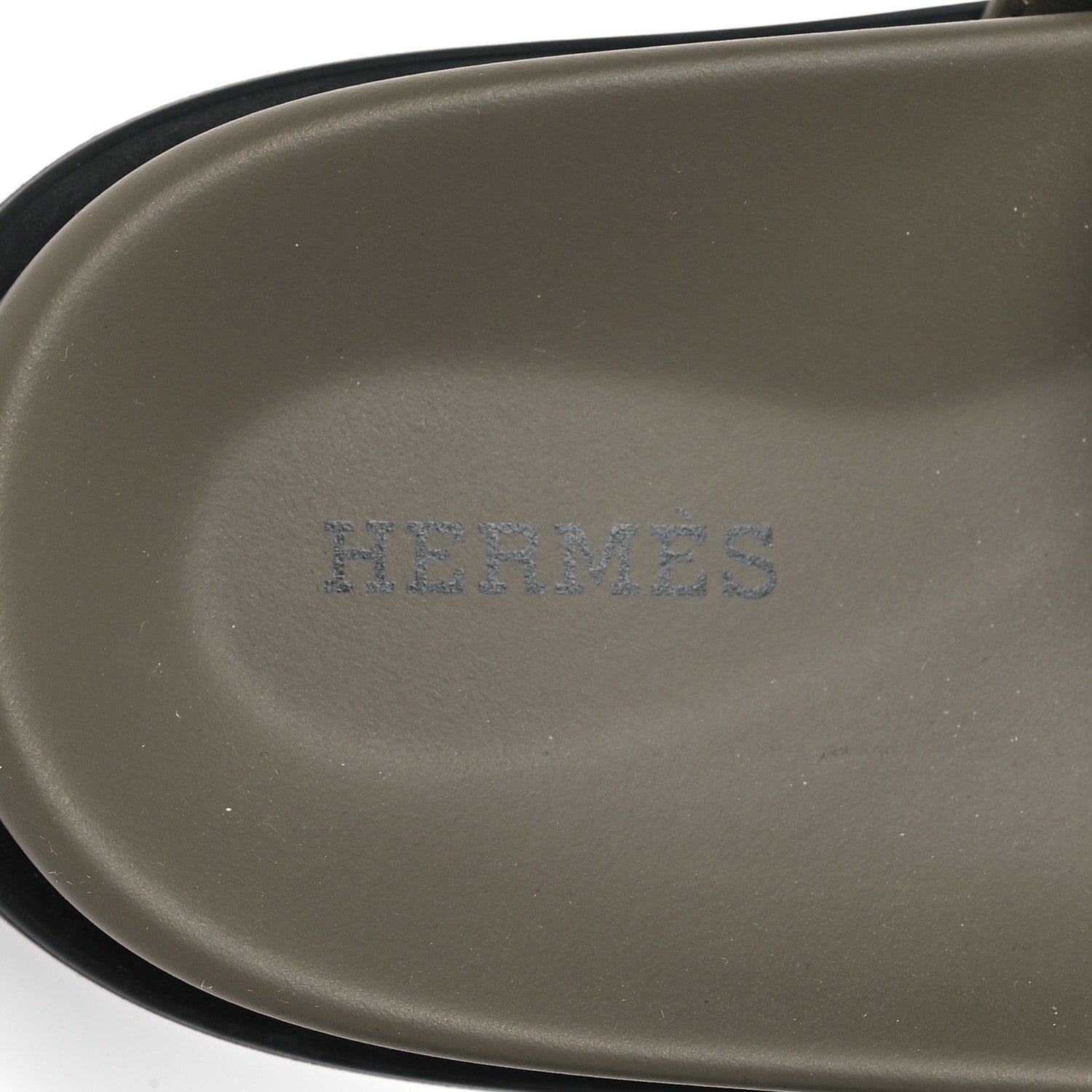 Hermes Suede Goatskin Womens Chypre Sandals 41 Vert Toundra 8 of 9