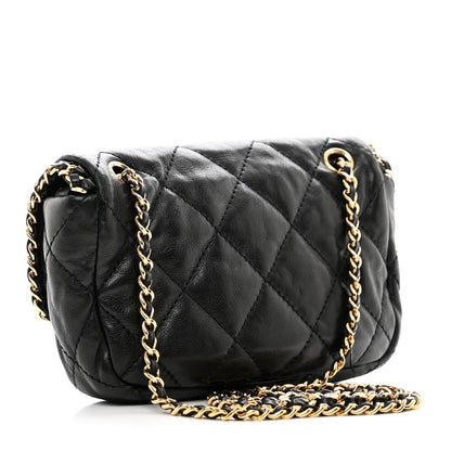 Chanel Calfskin Mini Chain Me Flap Black 3 of 12