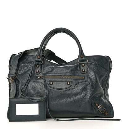 Balenciaga Agneau Classic Hardware City Vert Pinede 3 of 16