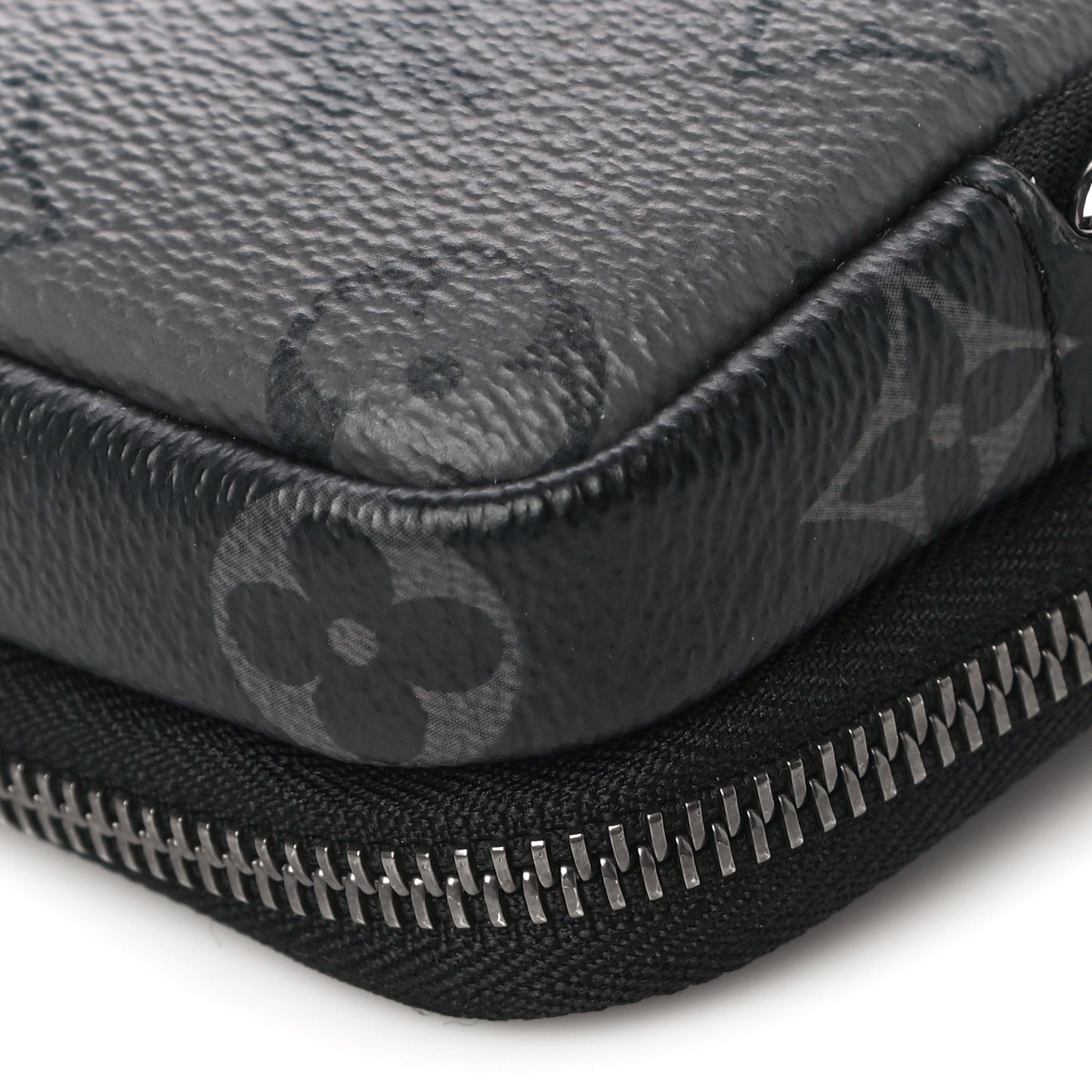 Monogram Eclipse Reverse Double Phone Pouch