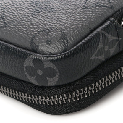 Louis Vuitton Monogram Eclipse Reverse Double Phone Pouch 10 of 10