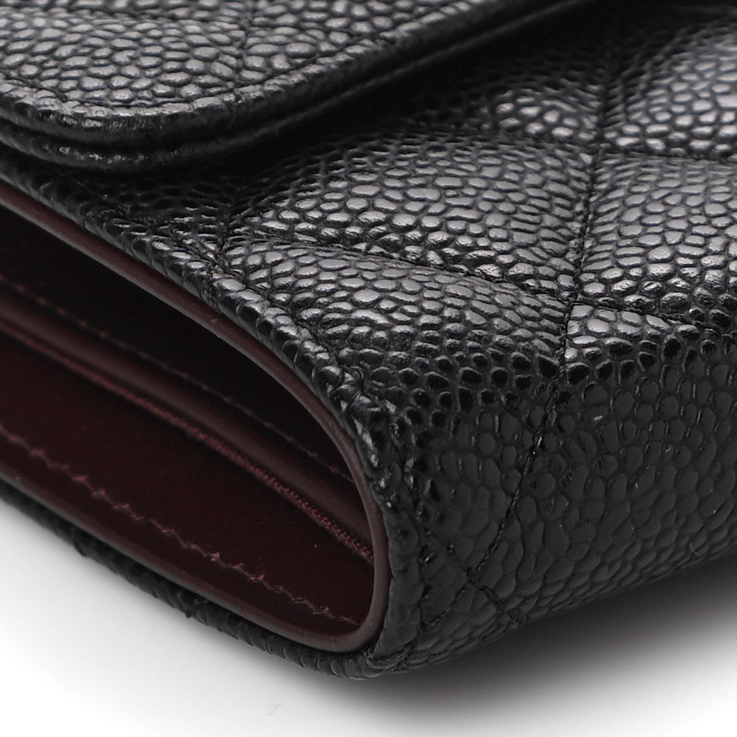 Chanel Caviar Quilted Large Flap Wallet Black 10 of 12
