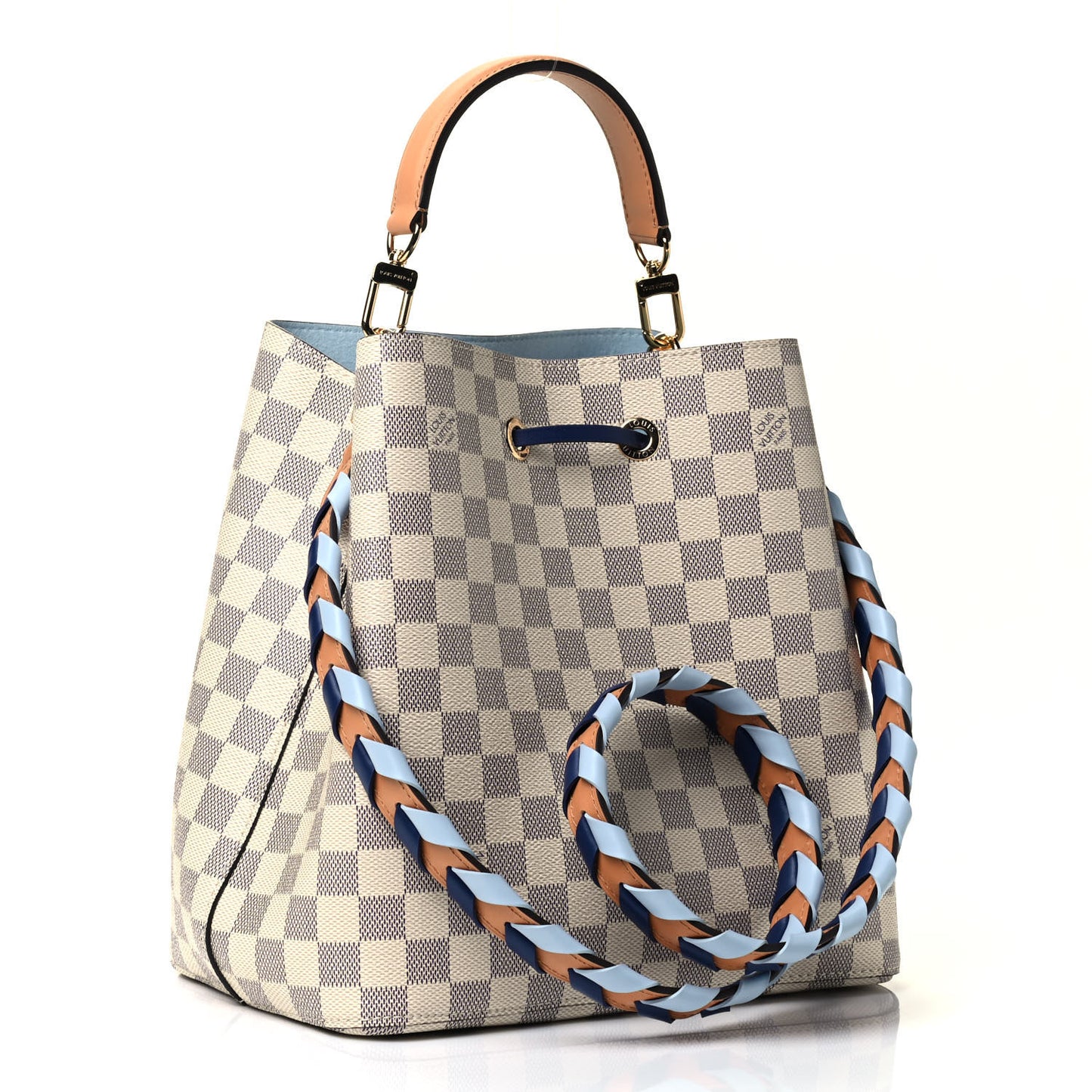 Damier Azur Braided Neonoe MM Blue