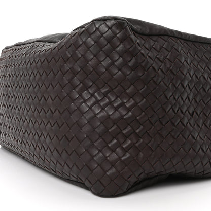 Bottega Veneta Nappa Intrecciato Double Zip Large Hobo Ebano 9 of 9