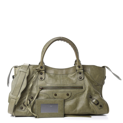Balenciaga Agneau Classic Hardware Part Time Vert Militaire 1 of 10