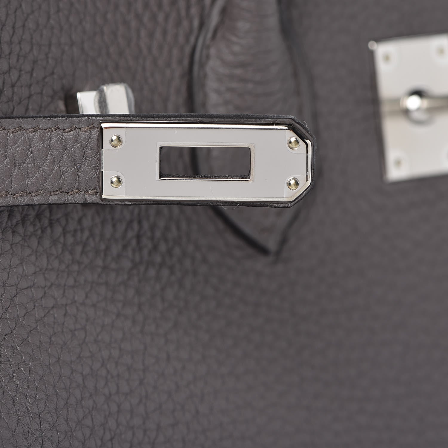 Hermes Togo Birkin 25 Etain 30 of 37