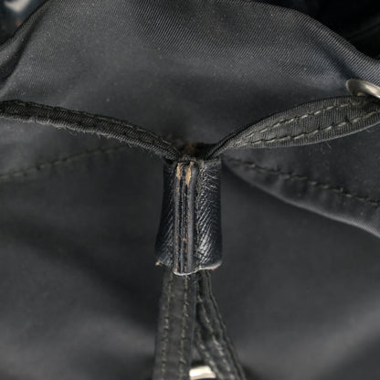 Prada Nylon Vela Cinch Backpack Black 11 of 16