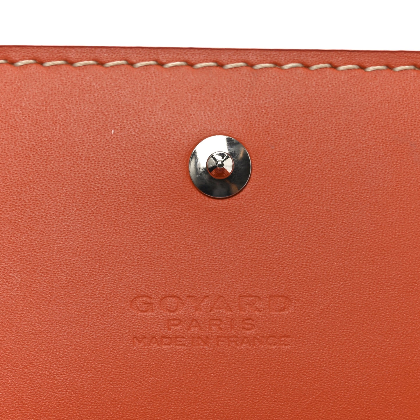Goyardine Varenne Long Wallet Orange