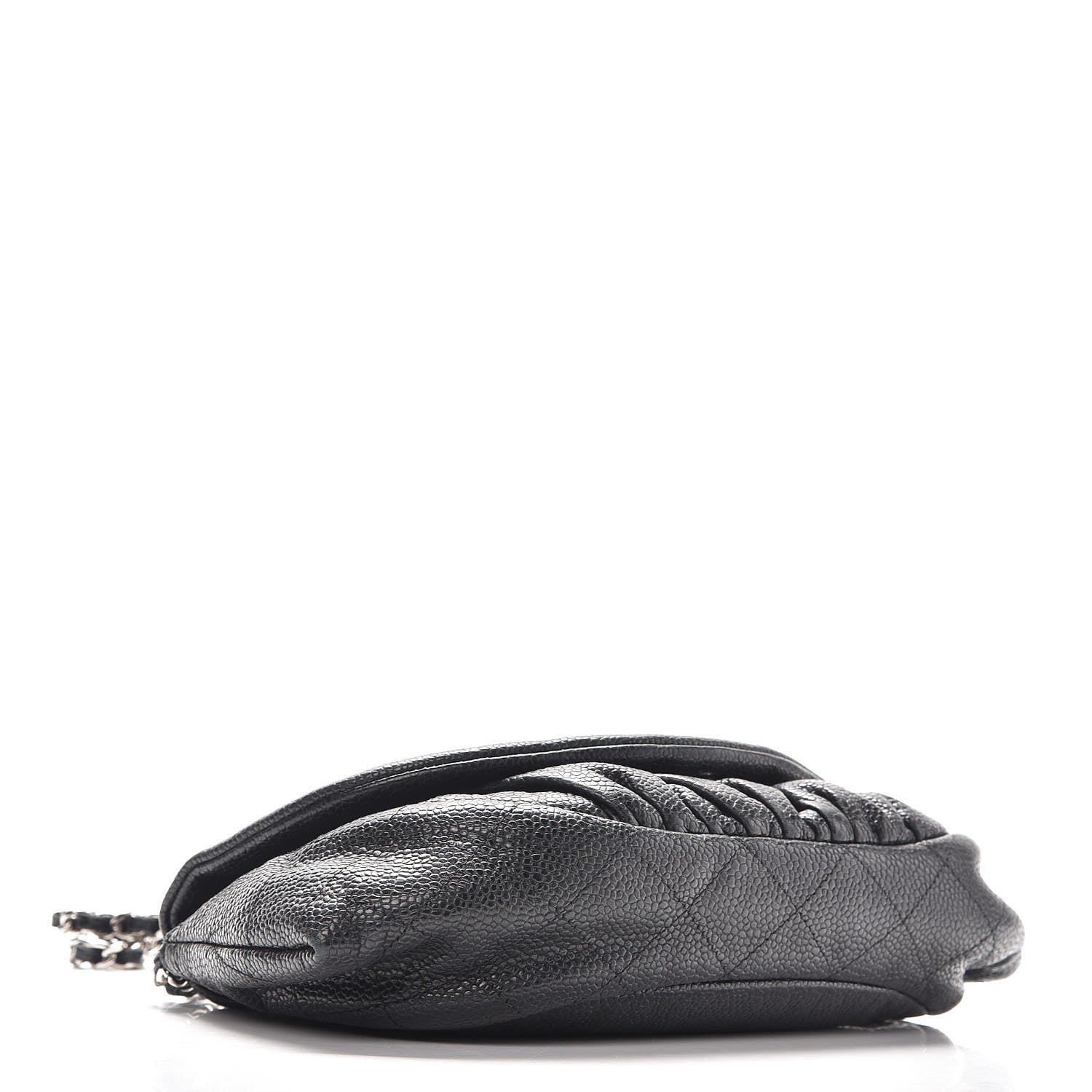 Chanel Caviar Half Moon Wallet On Chain WOC Black 4 of 13