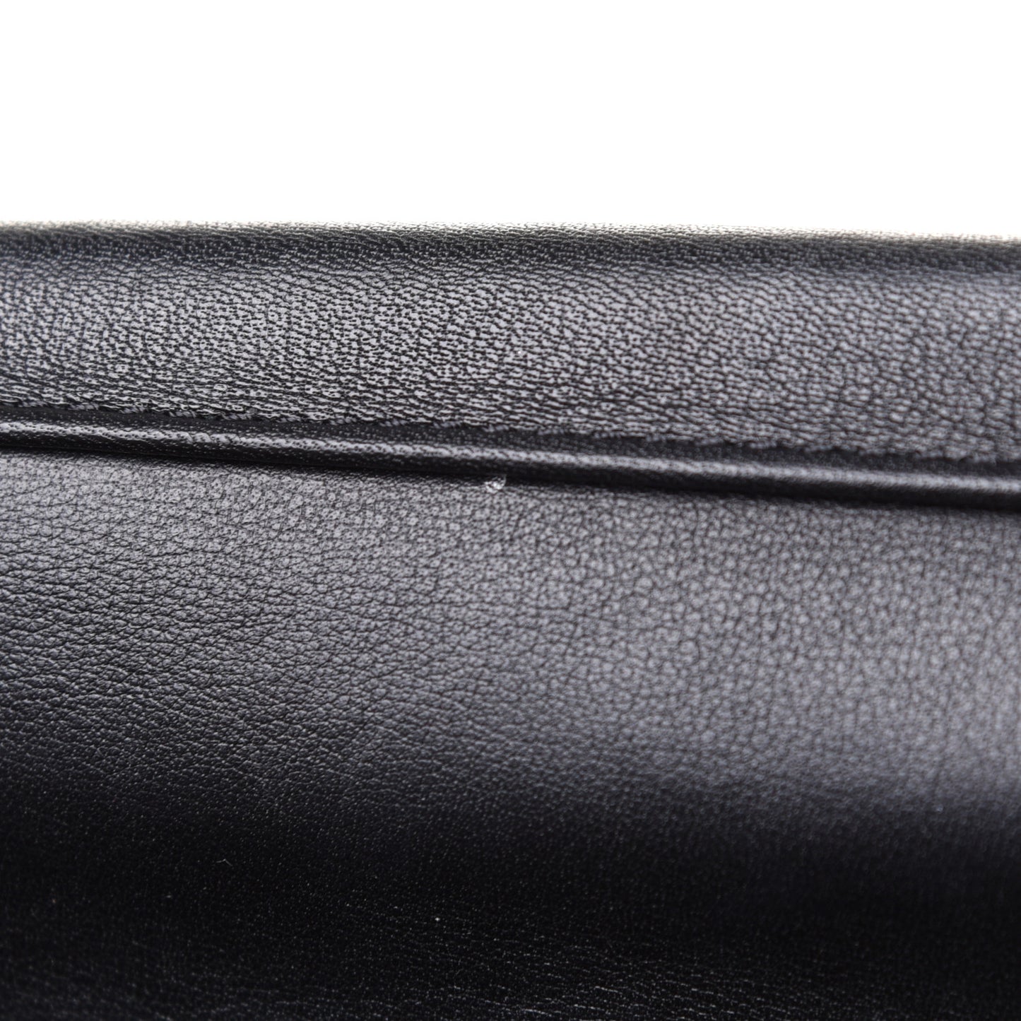 Calfskin Mini Propeller Flap Black