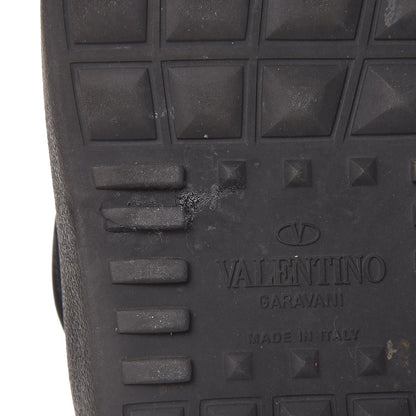 Valentino Garavani Vitello Rockstud Slip On Sneakers 43 Black 9 of 9