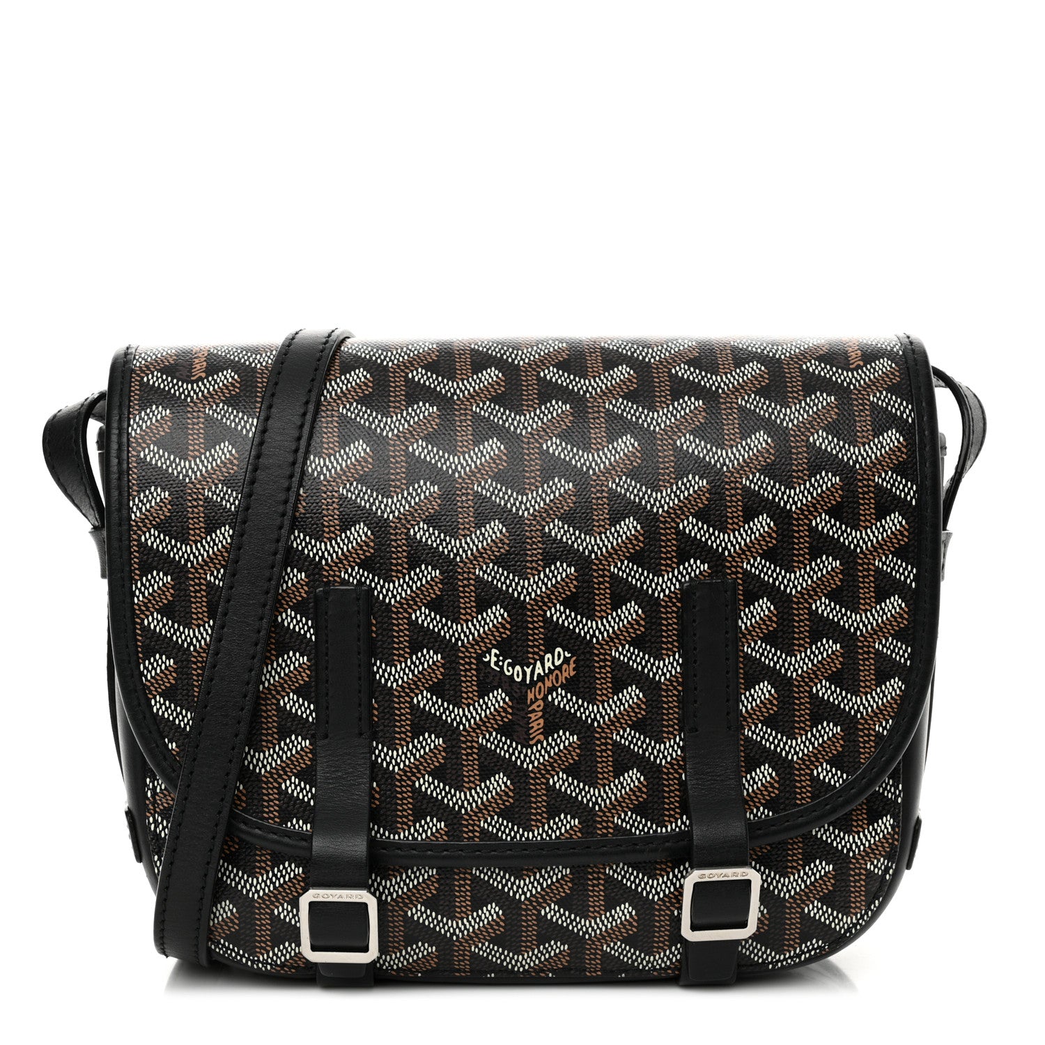 Goyard Goyardine Belvedere PM Messenger Bag Black 1 of 14