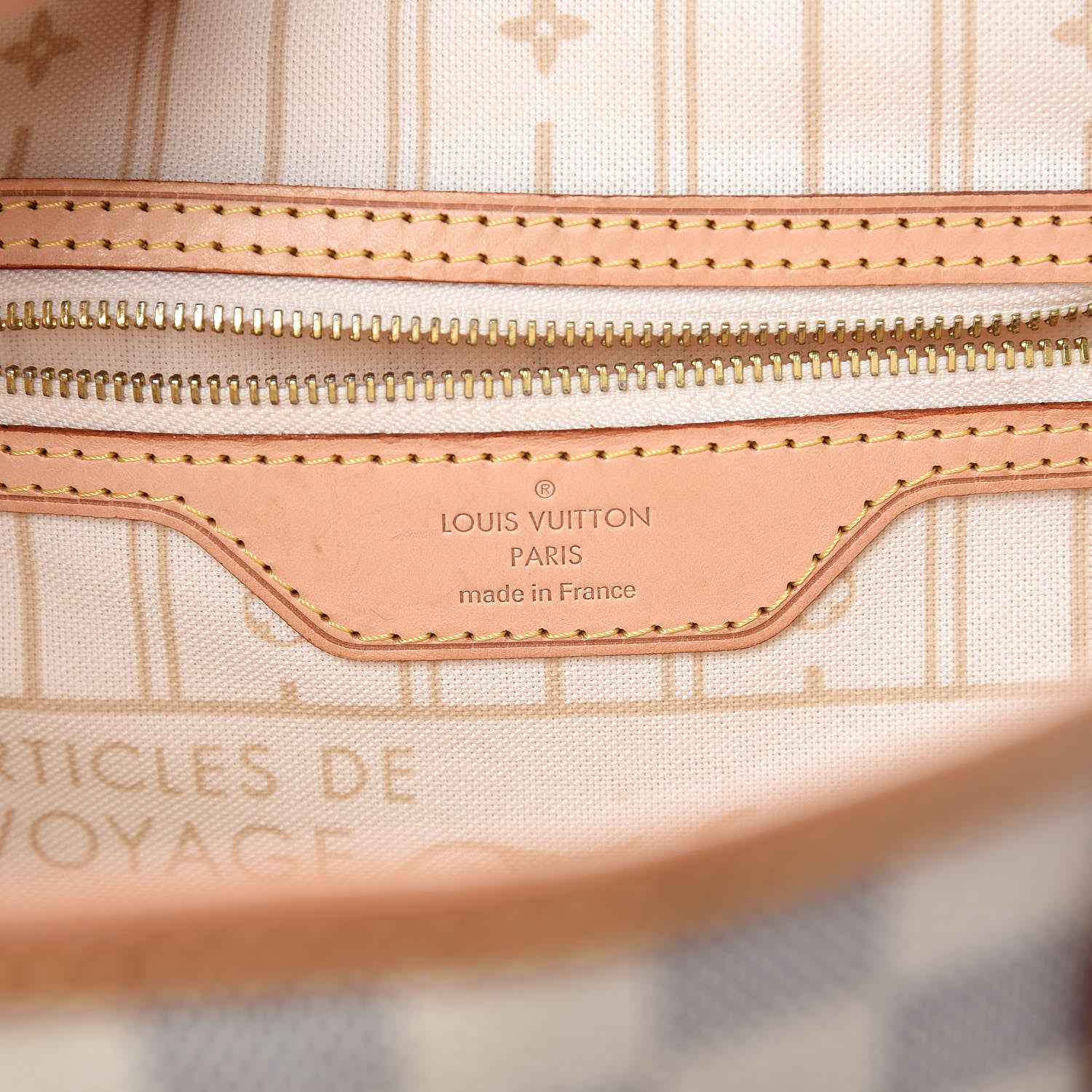 Louis Vuitton Damier Azur Neverfull PM 8 of 10