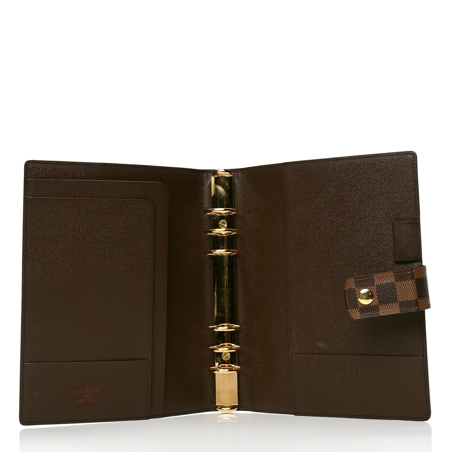 Damier Ebene Large Ring Agenda Cover