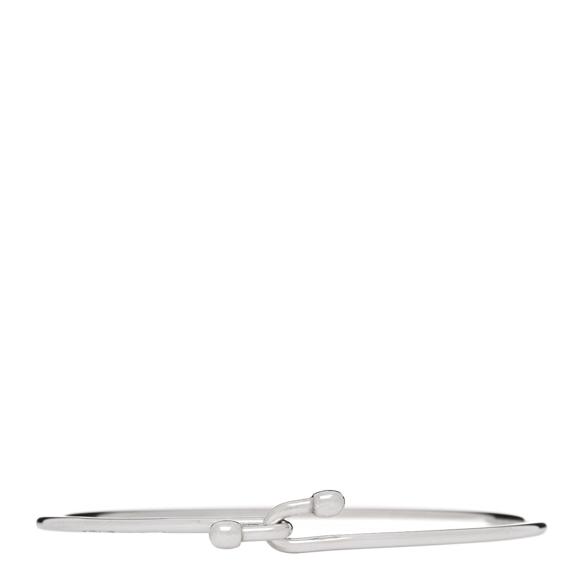 Tiffany Sterling Silver Hook Bangle Bracelet 1 of 3