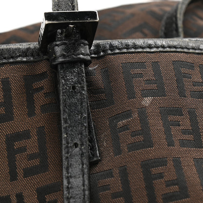 Fendi Zucchino Shopping Tote Dark Brown 11 of 11